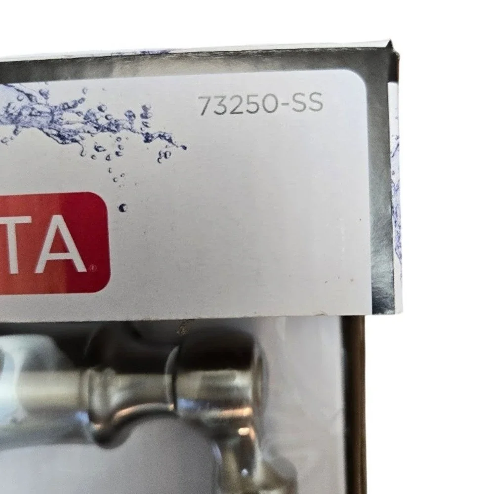 Delta Woodhurst Stainless Tissue Holder Toilet Paper Roll 73250-SS Wall Mount‎
